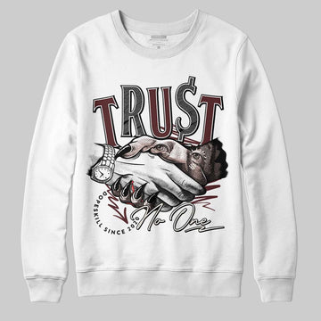Jordan 11 “China” DopeSkill Sweatshirt Trust No One Graphic Streetwear - White 