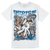 Jordan 3 Retro Wizards DopeSkill T-Shirt Resist Graphic Streetwear - White 