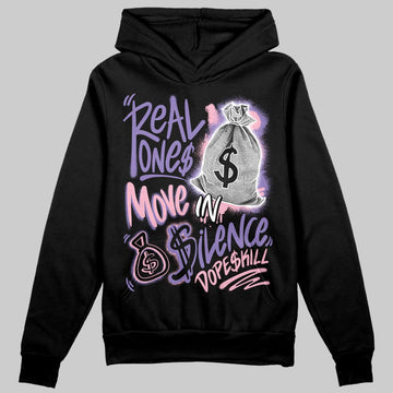 Jordan 11 "Mojave" DopeSkill Hoodie Sweatshirt Real Ones Move In Silence Graphic Streetwear - Black