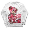 Dunk Low PRM Bacon DopeSkill Long Sleeve T-Shirt Broken Heart Graphic Streetwear - White