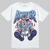 University Blue Sneakers DopeSkill T-Shirt At The Top Graphic Streetwear - White