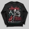 Jordan 3 Mexico 'El Vuelo' DopeSkill Long Sleeve T-Shirt Broken Bones Graphic Streetwear  Black