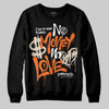 Jordan 3 “Starfish” DopeSkill Sweatshirt No Money No Love Typo Graphic Streetwear - Black