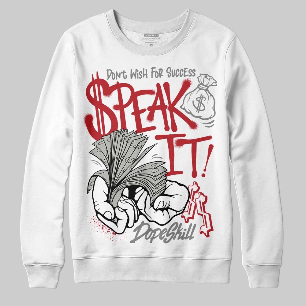Jordan 8 Retro Bugs Bunny (2025) DopeSkill Sweatshirt Speak It Graphic Streetwear - White