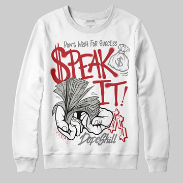 Jordan 8 Retro Bugs Bunny (2025) DopeSkill Sweatshirt Speak It Graphic Streetwear - White