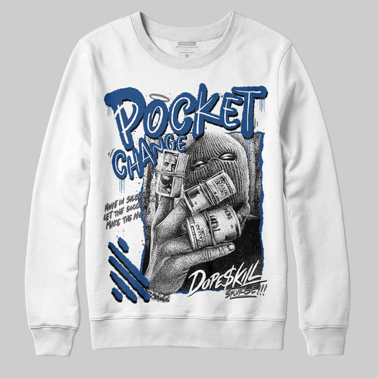 Jordan 9 Retro 'Flint Grey' 2026 DopeSkill Sweatshirt Pocket Change Graphic Streetwear - White