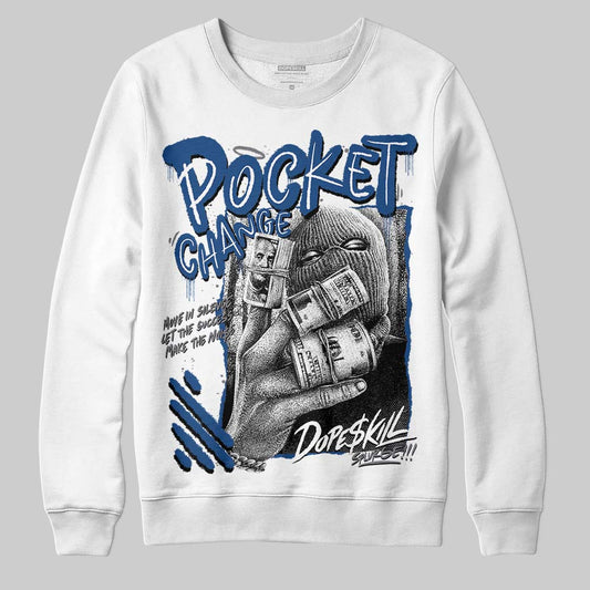 Jordan 9 Retro 'Flint Grey' 2026 DopeSkill Sweatshirt Pocket Change Graphic Streetwear - White