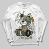 Jordan 4 Retro OG SP Undefeated (2025) DopeSkill Long Sleeve T-Shirt Smile Through The Pain Graphic Streetwear - White