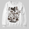Jordan 9 'Olive' DopeSkill Sweatshirt Real Y2K Players Graphic Streetwear - White