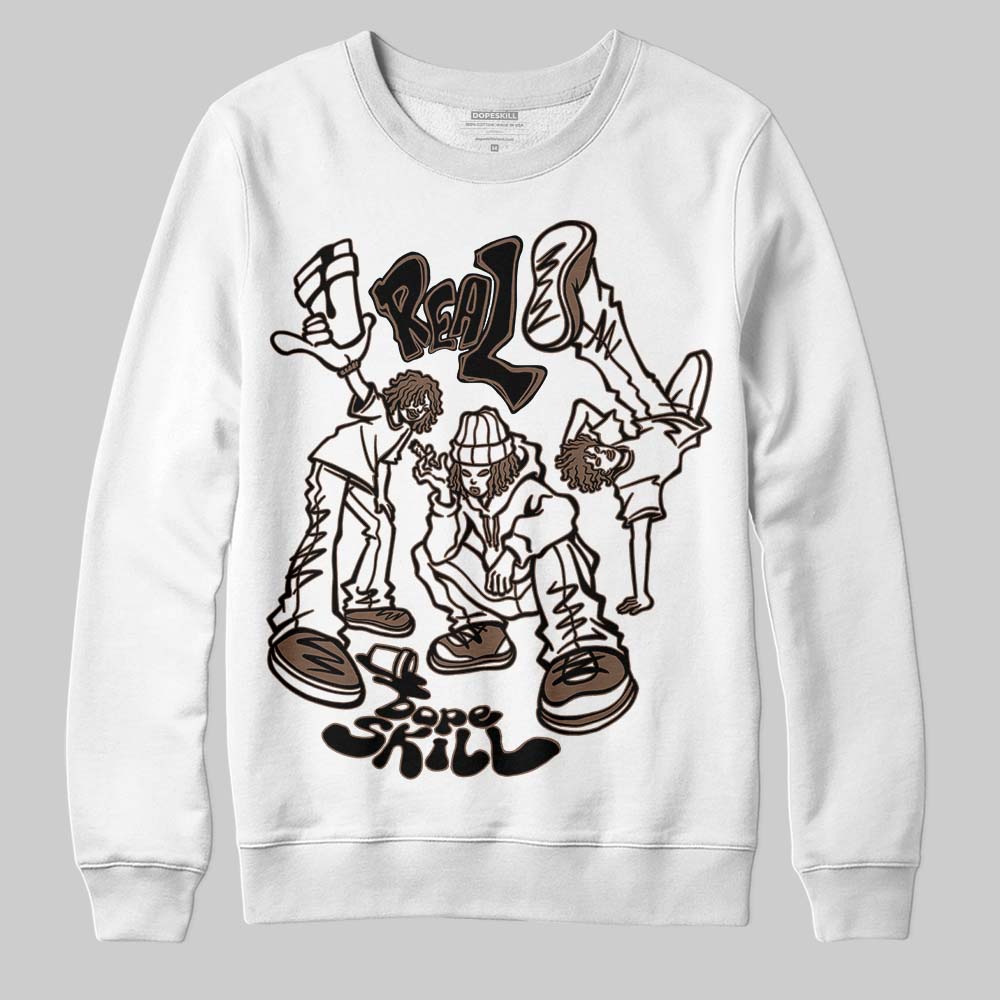 Jordan 9 'Olive' DopeSkill Sweatshirt Real Y2K Players Graphic Streetwear - White