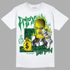 Dunk Low Reverse Brazil DopeSkill T-Shirt Drip'n Never Tripp'n Graphic Streetwear - White