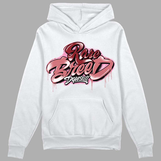 Valentine's Day Collection DopeSkill Hoodie Sweatshirt Rare Breed Type Graphic Streetwear - White 