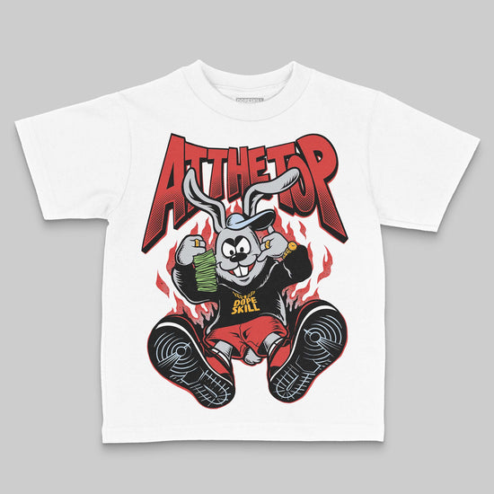 Jordan 6 “Reverse Infrared” DopeSkill Toddler Kids T-shirt At The Top Graphic Streetwear - White 