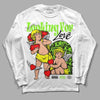 Neon Green Sneakers DopeSkill Long Sleeve T-Shirt Looking For Love Graphic Streetwear - White