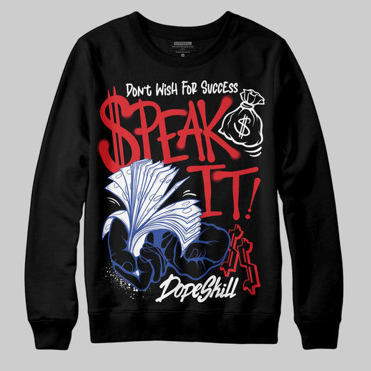 Jordan 3 “Seoul 2.0” DopeSkill Sweatshirt Speak It Graphic Streetwear - Black
