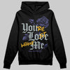 Jordan 4 Retro Lakers DopeSkill Hoodie Sweatshirt You’re Lost Without Me Graphic Streetwear - black