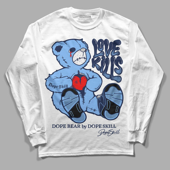 Jordan 5 SE “Georgetown” DopeSkill Long Sleeve T-Shirt Love Kills Graphic Streetwear