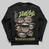 Jordan 4 GS “Light Lemon Twist” DopeSkill Long Sleeve T-Shirt The Mouth With No Droughts Graphic Streetwear - Black