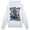 Jordan Spiz’ike Low “White/Obsidian” DopeSkill Hoodie Sweatshirt Get Rich Graphic Streetwear - White