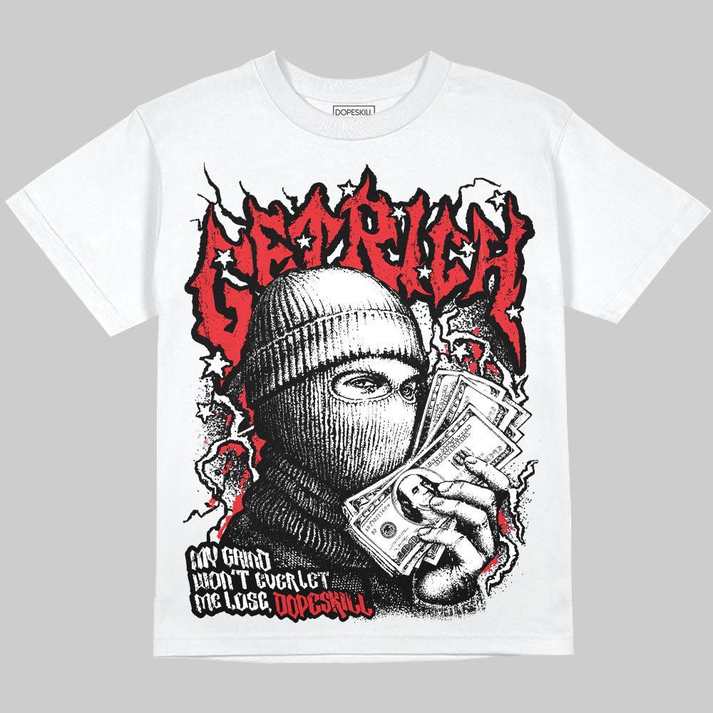 Black and White Sneakers DopeSkill Oversize Print T-Shirt Wealthy Graphic Streetwear