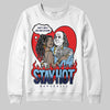 University Blue Sneakers DopeSkill Sweatshirt Stay Hot Graphic Streetwear - White