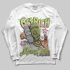 Chase B x Travis Scott x Jordan Jumpman Jack DopeSkill Long Sleeve T-Shirt Get Rich Graphic Streetwear - White