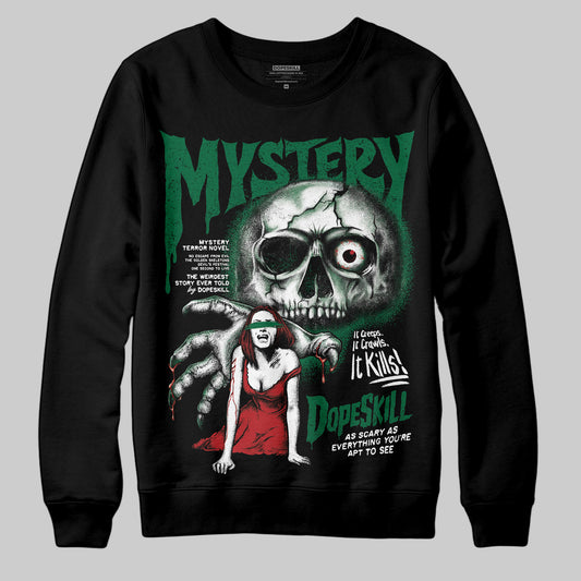 Jordan 13 GS “Pine Green” DopeSkill Sweatshirt Mystery Ghostly Grasp Graphic Streetwear - Black