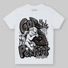 Jordan 4 Retro Cave Stone DopeSkill Toddler Kids T-shirt God Made Me Perfect Graphic Streetwear - White 