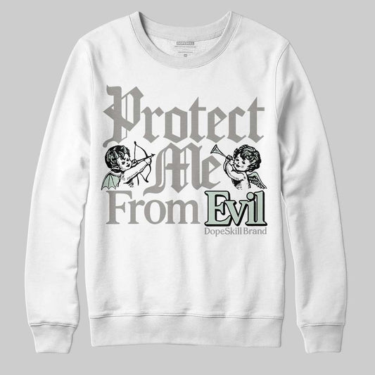 Jordan 1 Retro Low OG Year of the Snake (2025) DopeSkill Sweatshirt Protect Me From Evil Graphic Streetwear - White