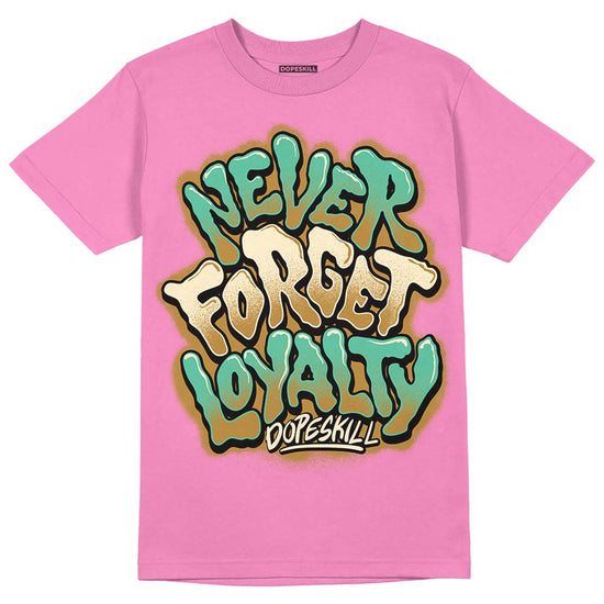 Parris Goebel x WMNS Dunk Low 'Playful Pink’ DopeSkill Pink T-Shirt Never Forget Loyalty Graphic Streetwear