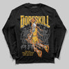 Jordan 5 'Tokyo' DopeSkill Long Sleeve T-Shirt Thunder Dunk Graphic Streetwear - Black