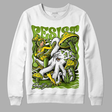 Dunk Low 'Chlorophyll' DopeSkill Sweatshirt Resist Graphic Streetwear - White