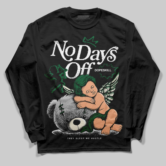 Jordan 13 GS “Pine Green” DopeSkill Long Sleeve T-Shirt New No Days Off Graphic Streetwear - Black