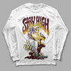 Dunk Yellow Bordeaux DopeSkill Long Sleeve T-Shirt Stay High Graphic Streetwear - White