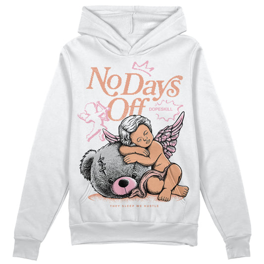 Jordan 11 Low “Legend Pink” DopeSkill Hoodie Sweatshirt New No Days Off Graphic Streetwear - White