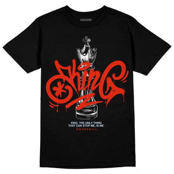 Jordan 6 Retro Toro Bravo DopeSkill T-Shirt King Chess Graphic Streetwear - Black