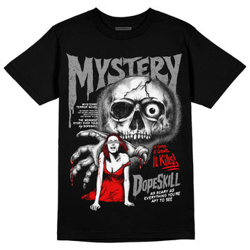 Dunk Panda White Black DopeSkill T-Shirt Mystery Ghostly Grasp Graphic Streetwear - Black