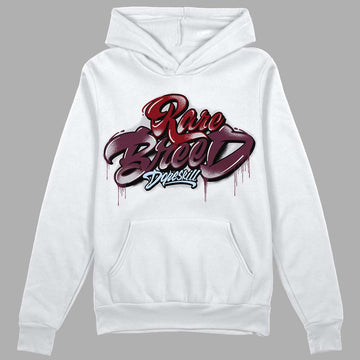 Jordan 5 Retro Burgundy (2023) DopeSkill Hoodie Sweatshirt Rare Breed Type Graphic Streetwear - White