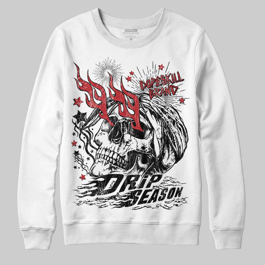 Jordan 14 Golf “Last Shot” DopeSkill Sweatshirt Drip Season Graphic Streetwear - White