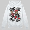 Jordan 14 Retro ‘Black Toe’ DopeSkill Hoodie Sweatshirt No Risk No Story Graphic Streetwear - White