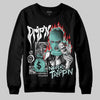 Jordan 11 Low "Igloo" DopeSkill Sweatshirt Drip'n Never Tripp'n Graphic Streetwear - Black