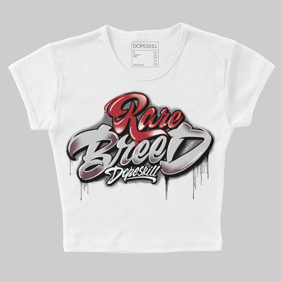 New Balance 1906R Silver Classic Crimson DopeSkill Women's Crop Top Rare Breed Type Graphic Streetwear - White