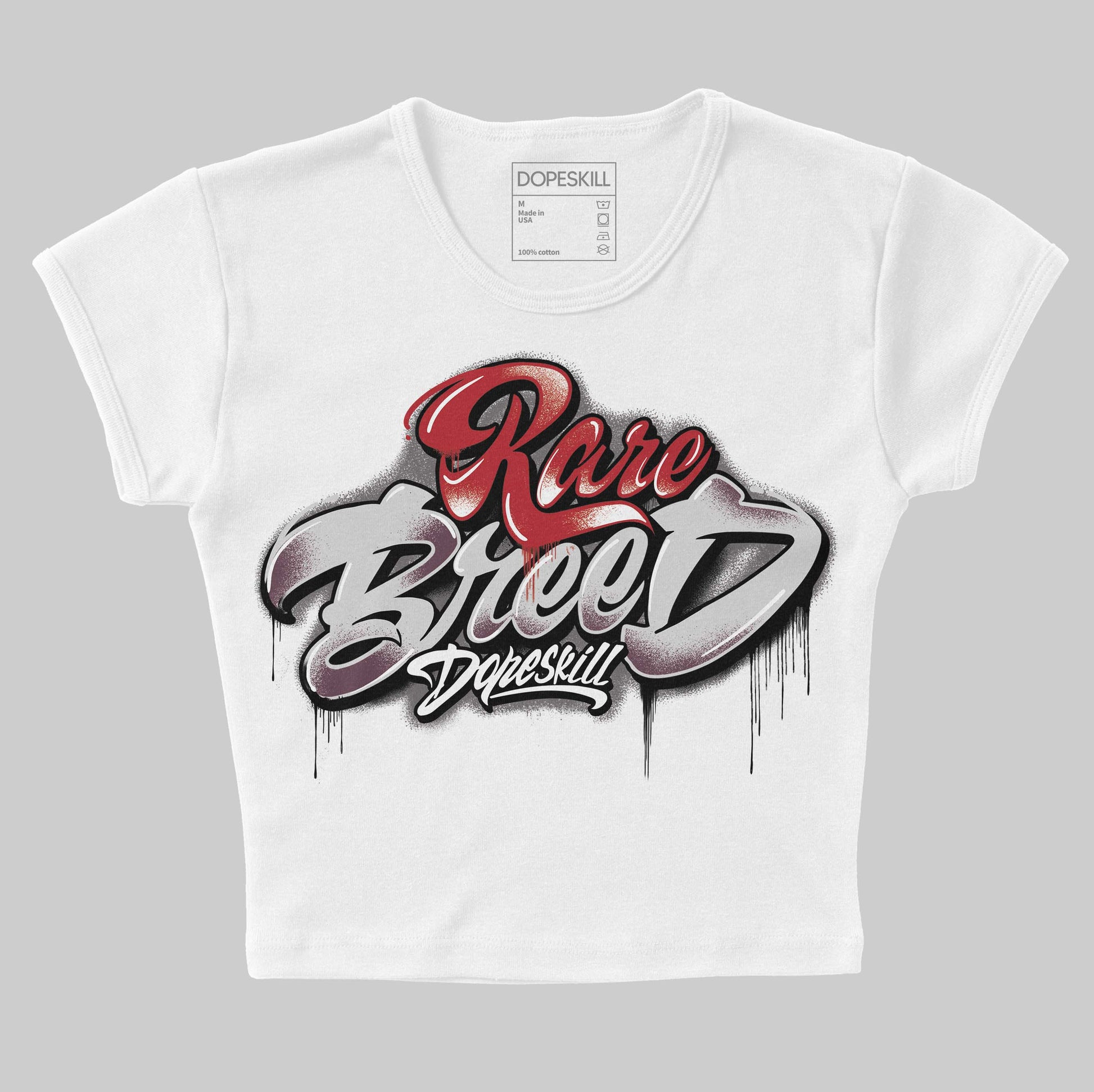 New Balance 1906R Silver Classic Crimson DopeSkill Women's Crop Top Rare Breed Type Graphic Streetwear - White