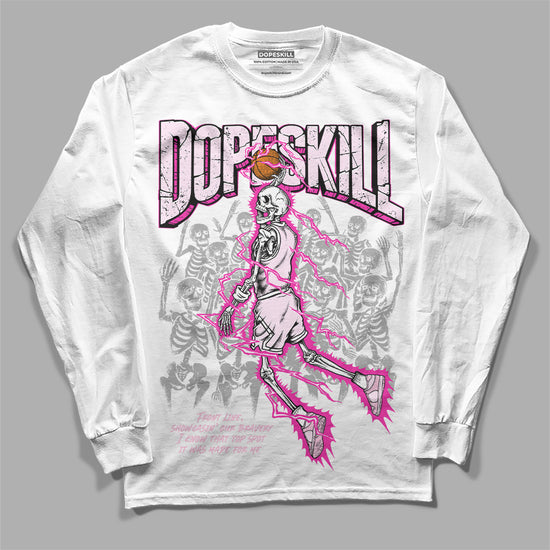  Dunk Low Triple Pink DopeSkill Long Sleeve T-Shirt Thunder Dunk Graphic Streetwear - White 