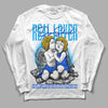 Royal Blue Sneakers DopeSkill Long Sleeve T-Shirt Real Lover Graphic Streetwear - White