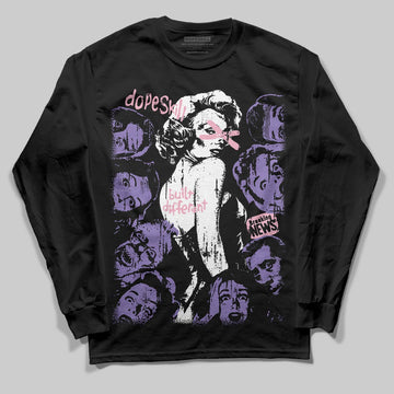 Jordan 11 "Mojave" DopeSkill Long Sleeve T-Shirt Built Different Graphic Streetwear - black