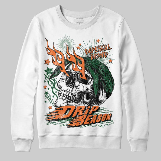 SoleFly x Air Jordan 3 “Fruits Of Our Labor” DopeSkill Sweatshirt Drip Season Graphic - White