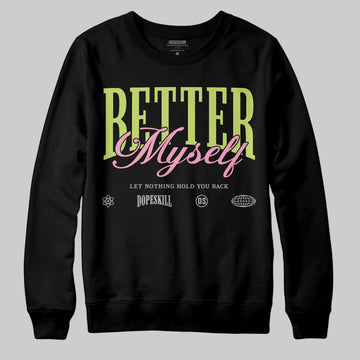 Chase B x Travis Scott x Jordan Jumpman Jack DopeSkill Sweatshirt Better Myself Graphic Streetwear - Black