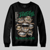 Jordan 13 GS “Pine Green” DopeSkill Sweatshirt The Mouth With No Droughts Graphic Streetwear - Black
