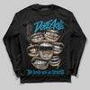 Jordan 3 GS “We Outside” DopeSkill Long Sleeve T-Shirt The Mouth With No Droughts Graphic Streetwear - Black